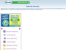 Tablet Screenshot of gatorvillechemdry.com